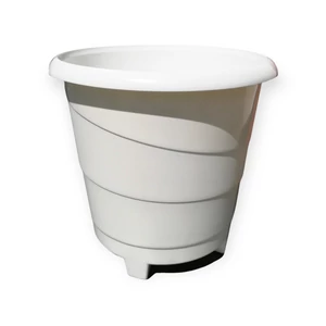 CALLA műanyag virágtartó 34 cm - FEHÉR