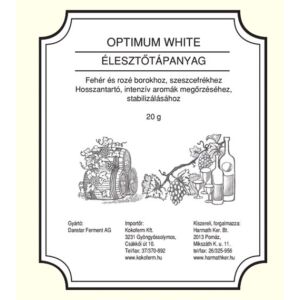 OPTIMUM-WHITE – aromamegőrző redukáló hatású élesztőtápanyag 1 kg