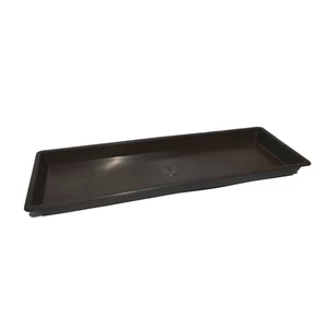 Virágláda alátét 40 cm - BARNA