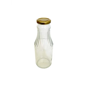 Ivóleves üveg tetővel 1 L