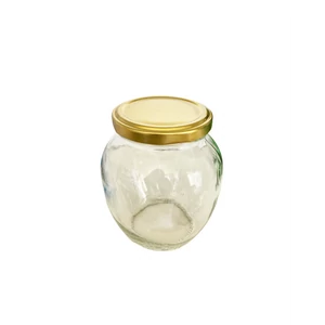 Csupros üveg tetővel 370 ml