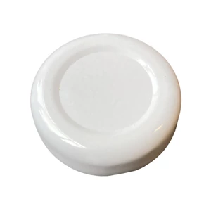 Konzerves üveg lapka TO-38 (fehér)