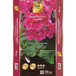 Balkon és Muskátli virágföld Sunin 20 l