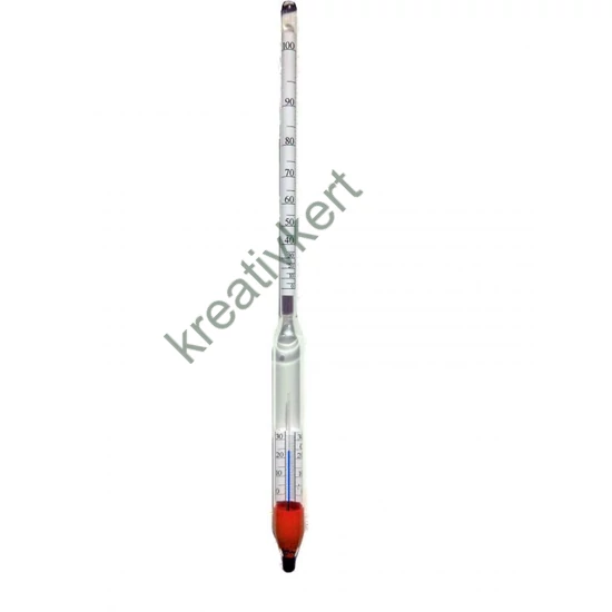 Szeszfokoló hőmérős 20- 96 TJ%