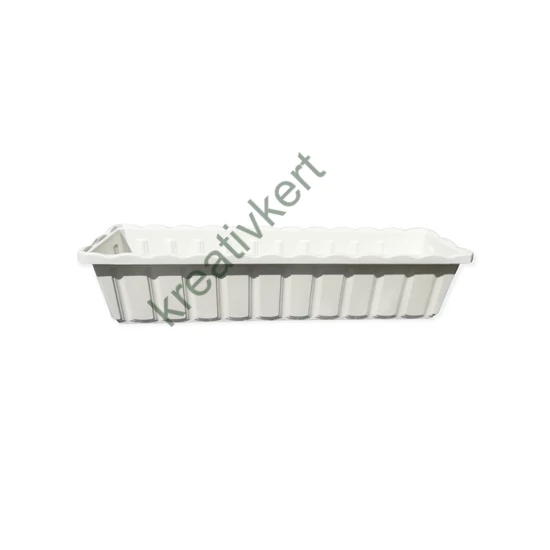 Famintás virágláda 60 cm - FEHÉR