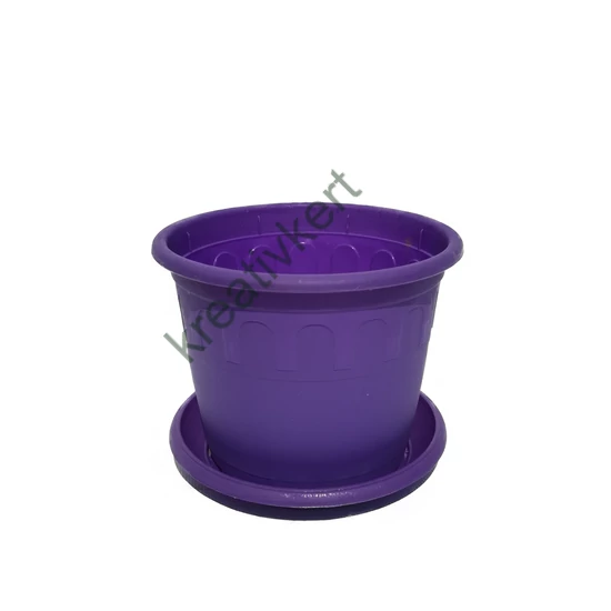 HERA virágcserép alátéttel 32 cm LILA