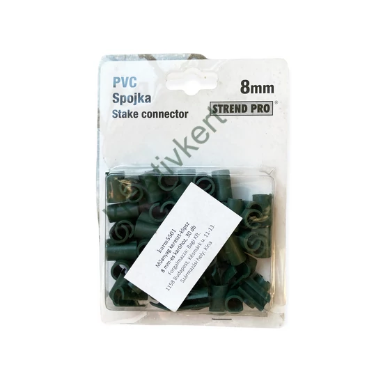 Műanyag kereszt-klipsz Ø 8 mm (30 darabos)