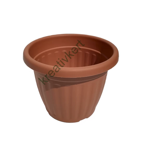 Műanyag virágcserép 30 cm - terrakotta