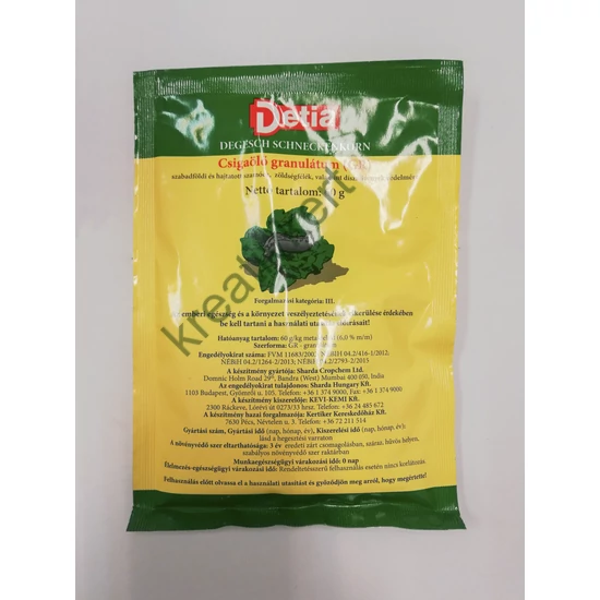 Detia csigaölő granulátum 60 g