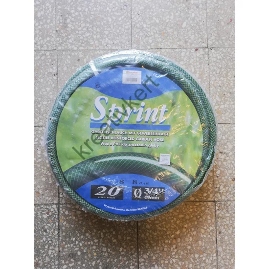Locsolótömlő, zöld SPRINT 3/4 colos - 20 m
