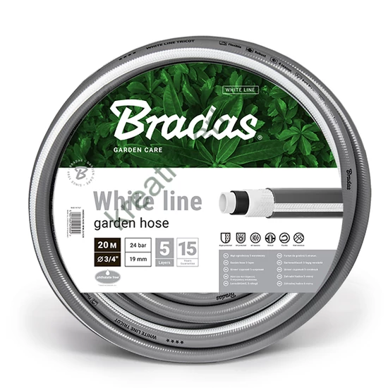 WHITE LINE locsolótömlő 3/4 colos - 20 m (csavarodásmentes)