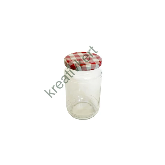 Befőttes üveg tetővel 370 ml