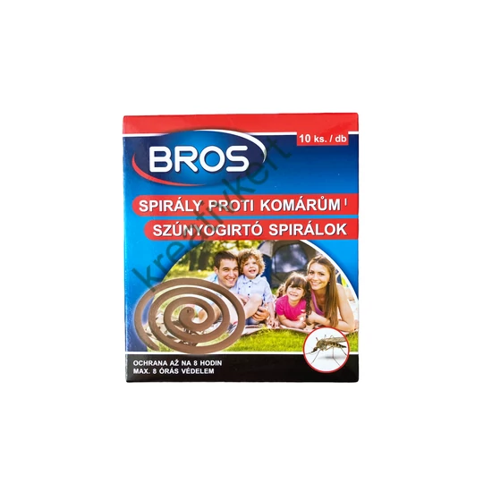 Bros szúnyogirtó spirál 10 db