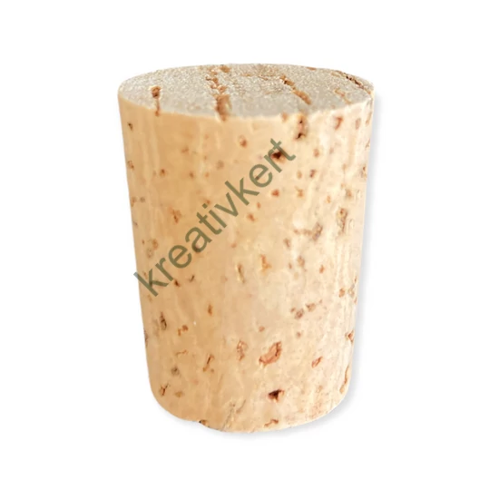 Kónuszos parafadugó - natúr 26x21/18 mm (10 db)