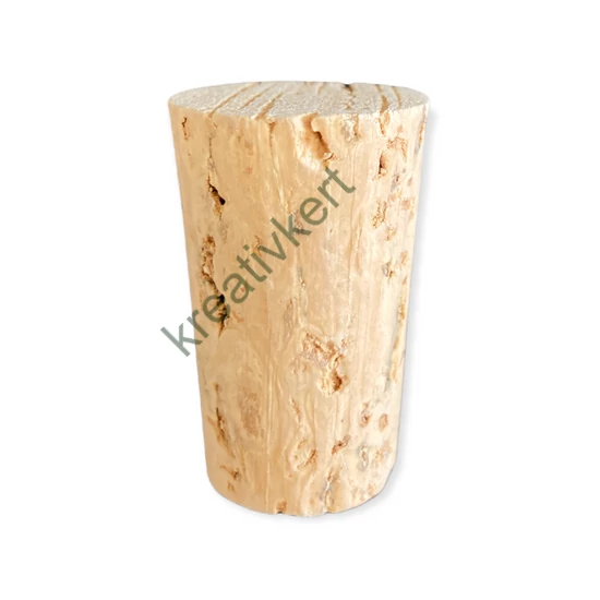 Kónuszos parafadugó - natúr 32x20/16 mm (10 db)