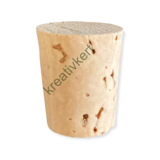 Kónuszos parafadugó - natúr 22x19/16 mm