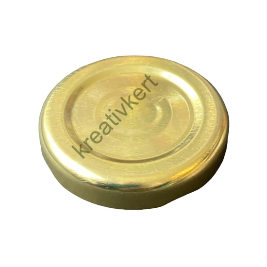 Konzerves üveg lapka TO-43 (arany)