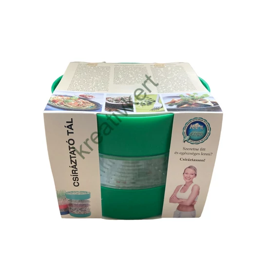 Műanyag csíráztató tál 3 részes